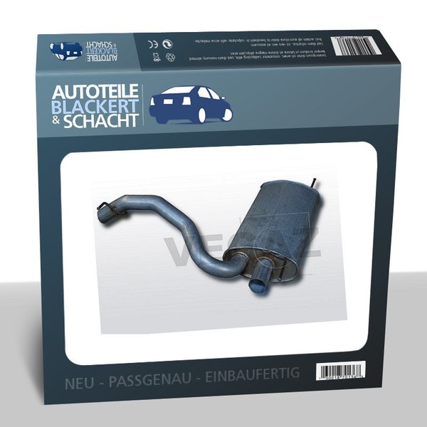 Auspuff Endtopf + Anbauteile für Volvo XC60 2.4 D + D3 + D4 + D5 + AWD 2008-2017-image