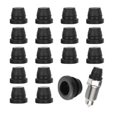 Car Brake Bleeder Screw Caps, Rubber Grease Fitting Caps, Brake Caliper 18PCS
