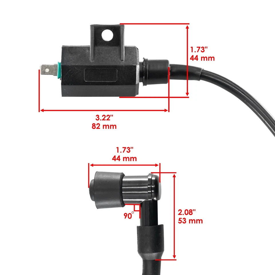 Bobina de encendido para Kawasaki Prairie 300 KVF300 KVF 300 4X4 1999 2000 2001 2002 Foto 2 de 4
