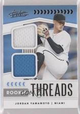 2020 Panini Absolute Rookie Threads Duals Jordan Yamamoto #RTD-JY RC 7eo