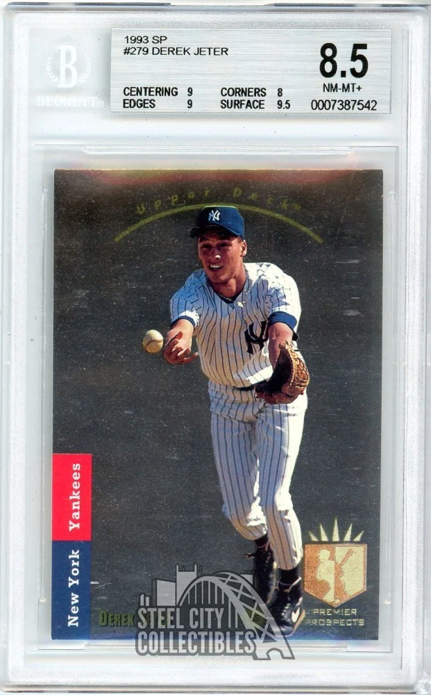 derek jeter rookie card graded Derek Jeter Signed 1995 Signature Rookies Future Dynasty Signatures #F –  Autograph Boss main image 1