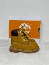 Timberland Kids 6" Premium Toddlers Wheat Nubuck Waterproof Boots 12709 Size 4M
