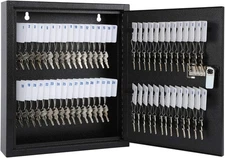 Key Storage Lock Box with Key, Locking Key Cabinet, 60 Key Management Wall Mount