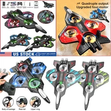 Skyriders Rc Jet, Rc Stunt Fighter Jet Toy for Kids with 360° Flips LED Light US