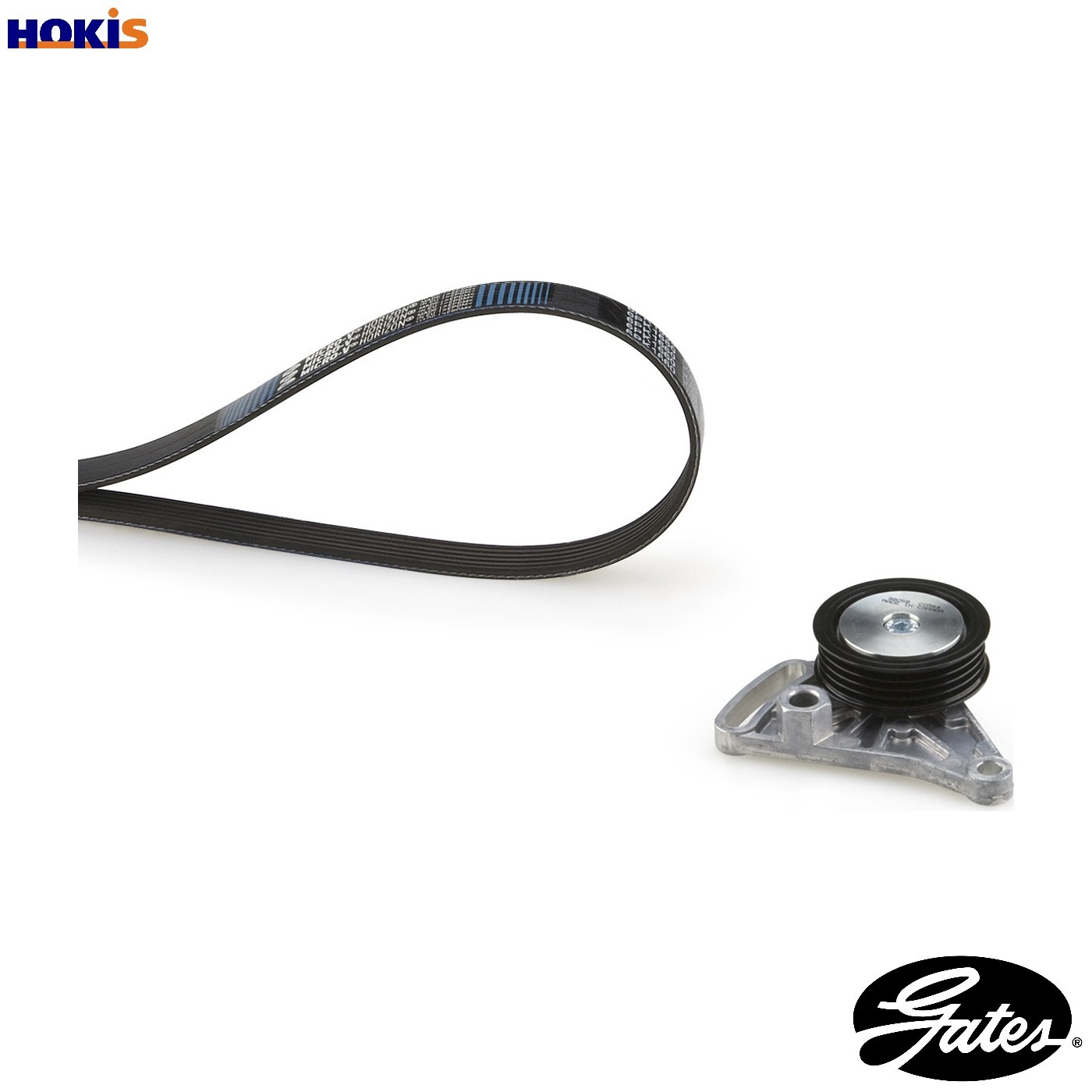 GATES-OE K024PK840 V-Ribbed Belt Set for AUDI - Image 6