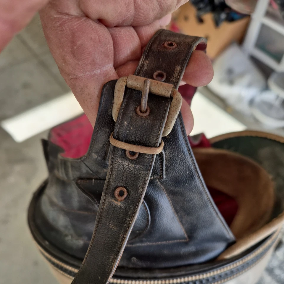 Casco de moto HOLD vintage A. G. V hecho en Italia Foto 3 de 4