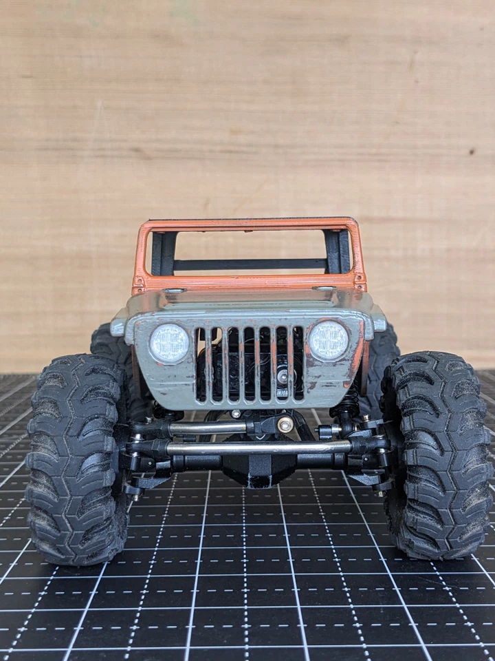Axial SCX24 Painted Jeep Scrambler 1/24 Scale Body 134mm RC Crawler Truck - Image 3 of 4