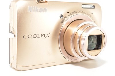 [N.MINT] Nikon Coolpix S6300 GOLD Digital camera Tested Working from Japan #2605