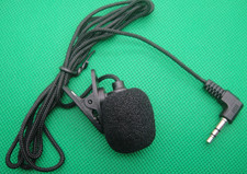 Clip-on Lapel Mini Lavalier Mic Microphone 3.5mm For Mobile Phone PC Recording