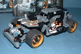 TECHNIC, GETAWAY RACER SET 42046 - LEGO - 2016 - USED CONDITION