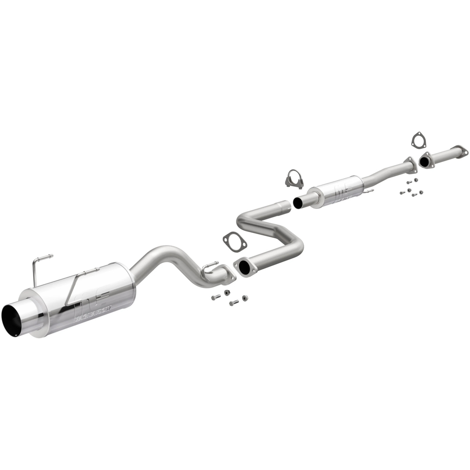 For Honda Civic 92-00 Exhaust System Street Series Stainless Steel Cat-Back