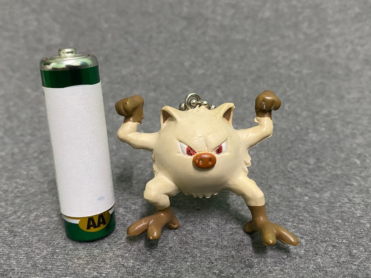 Mankey Pokemon monster Figure Furuta Keychain 1997 Collection Toy