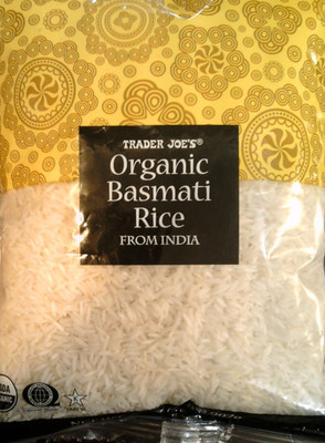 (PACK OF 1) Trader Joe's Organic Basmati Rice from India, 32oz (BEST BY 4/27)