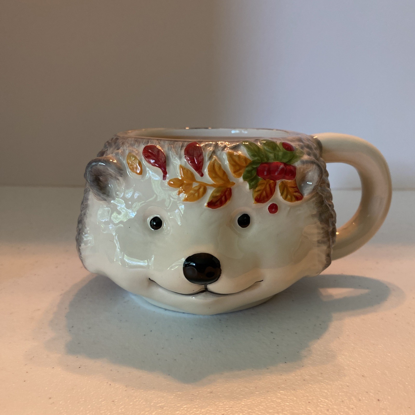 Robert Stanley Woodland Hedgehog Coffee Mug Ceramic Animal Rustic Decor