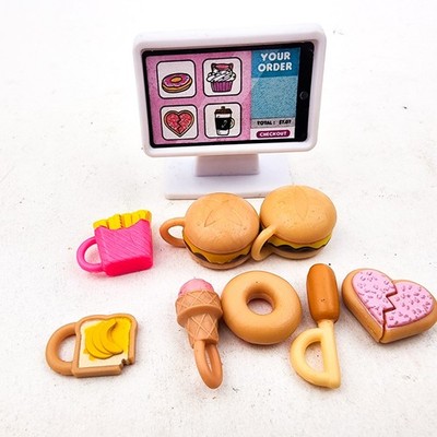 Lol OMG Mall of Surprises Food Court Register Donuts Burger Hotdog Ice Cream
