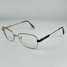 Nine West NW1102X717 Unisex Eyeglasses Frame Gold Metal Full Rim 57-17-140 mm