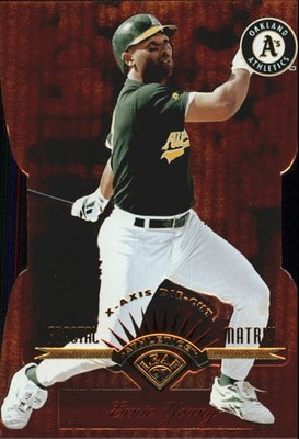 1997 Leaf Fractal Matrix Die Cuts #67 Ernie Young BX - NM-MT