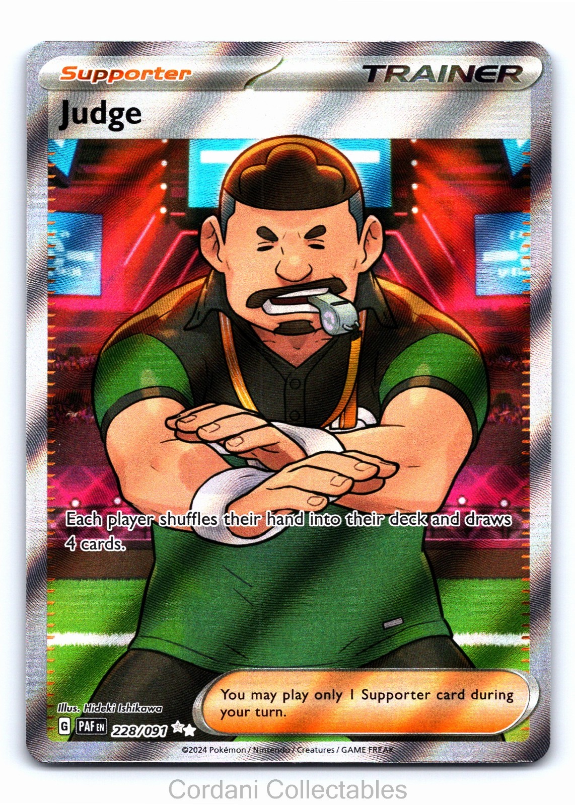 Judge 228/091 - Paldean Fates - Pokemon Card - Near Mint