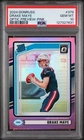 PSA 10 2024 Panini Donruss - Rated Rookie Drake Maye #379 Optic Pink Prizm (RC)