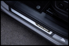 Für Mercedes A Klasse Chrom/Carbon Türschwelle Kratzschutz Edelstahl 4 Stück Für Mercedes A Klasse Chrom/Carbon Türschwelle Kratzschutz Edelstahl 4 Stück