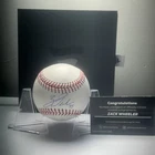 Zack Wheeler Signed Rawlings Official Major League Baseball FANATICS MLB B5