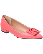 Valentino By Mario Valentino Flora Leather Flat Women's
