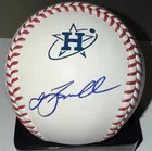 Jeff Bagwell Autographed Rawlings Houston Astros Space City Baseball Beckett COA