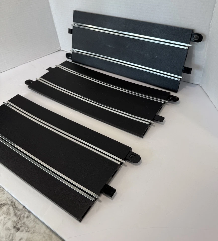 Paquete de extensión de pista Scalextric 5 - 3 piezas C8205 350 mm vías rectas C8554 Foto 2 de 4