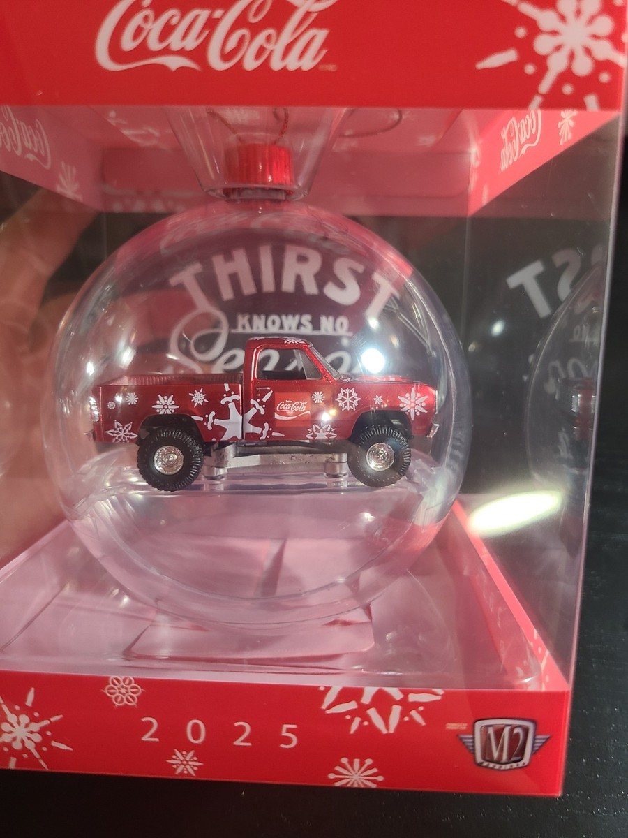 M2 Machines 2025 Coca-Cola Christmas Ornament 1974 Dodge W200