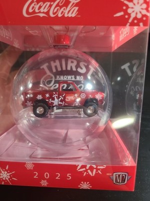 M2 Machines 2025 Coca-Cola Christmas Ornament 1974 Dodge W200