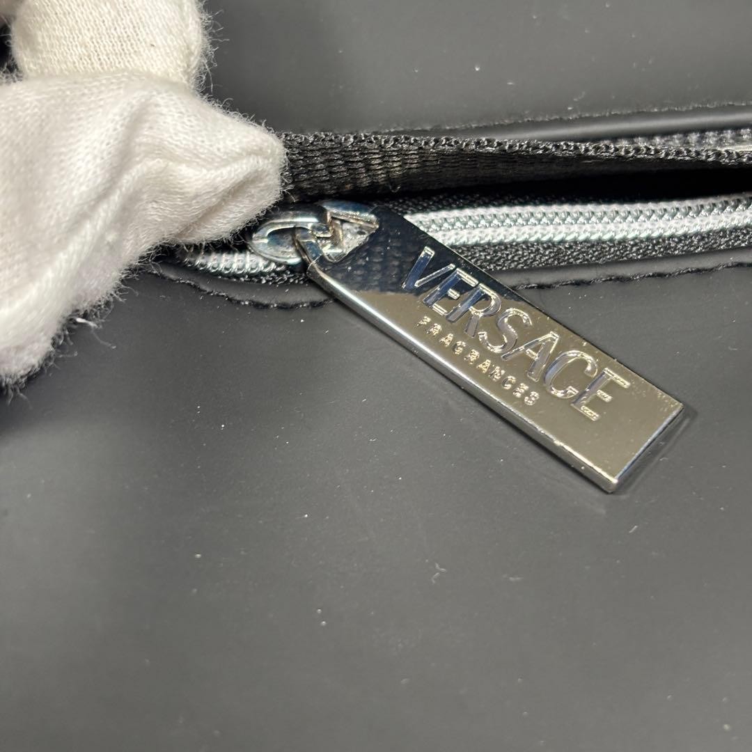 Versace Black PVC Clutch Bag Secondhand Good Condition thumbnail 9