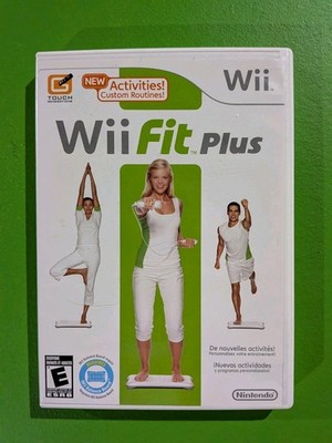 Wii Fit Plus (Nintendo Wii, 2009) Complete Video Game CIB Workout Active Fun