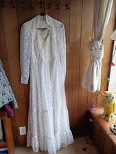 Vintage White Gunnie Sax Wedding Dress Size 6/8