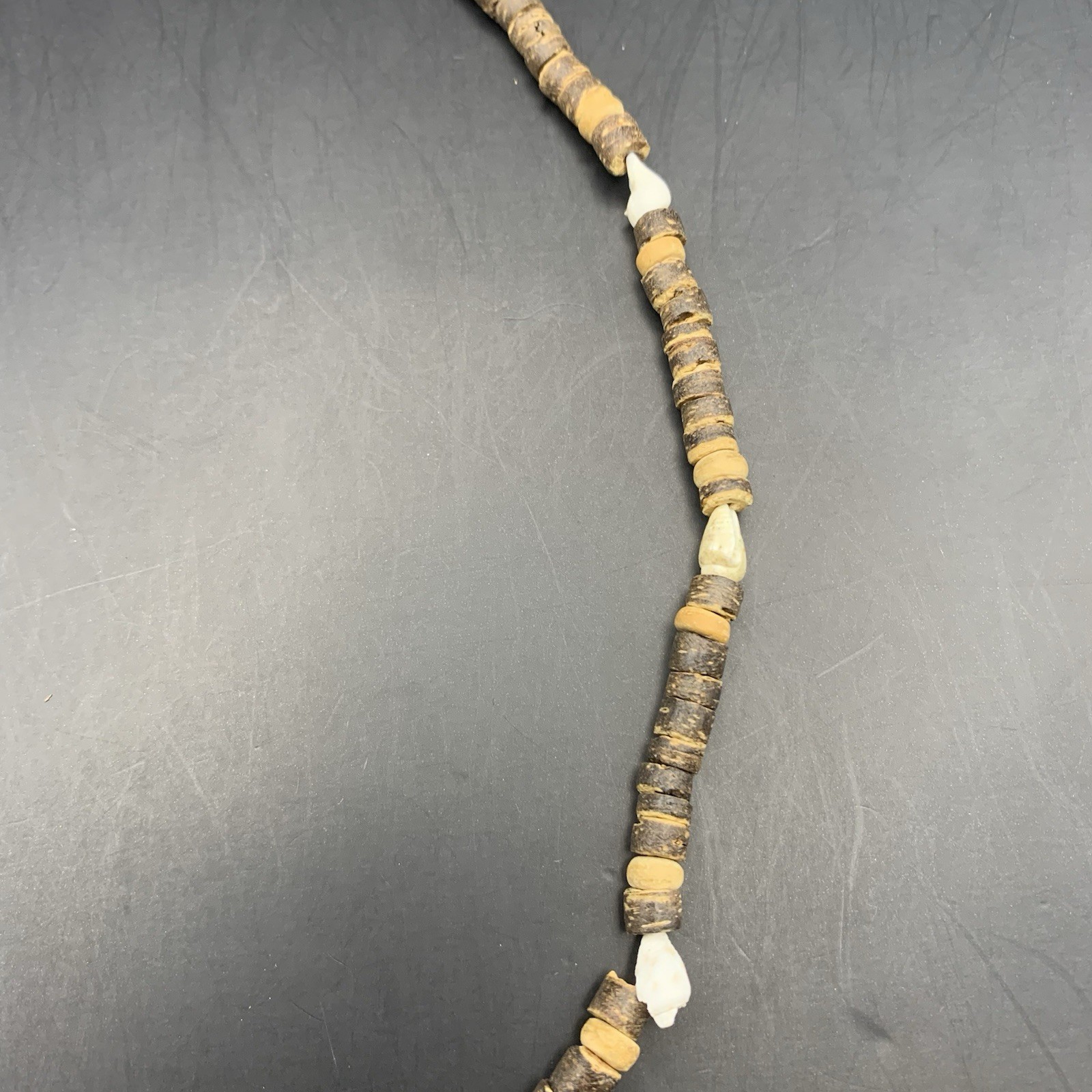 Coconut Shell Tiny Seashell Necklace Beach Boho S… - image 5