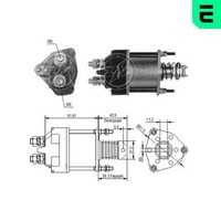 Magnetschalter Starter ERA ZM1650 12V FüR Fiat 131 Familiare Panorama Mirafiori