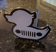 Tow Hitch Cover - Jeep Duck - Designer Hitch Insert For 2 Tow Receivers