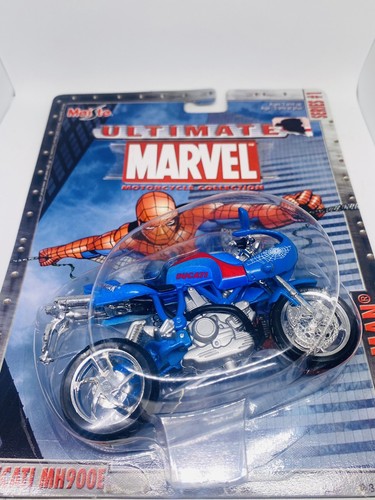2002 - Spiderman Ducati MH900E - Marvel Motorcycle Series # 1 - Maisto - NIB - Picture 3 of 3