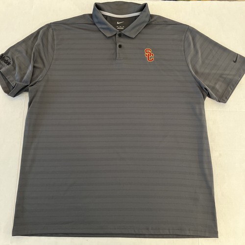 NWOT Official USC Trojans Football Modelo Cerveza Beer Nike Golf Polo Shirt 2XL