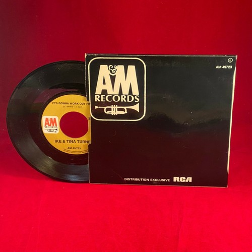 IKE & TINA TURNER River Deep Mountain High 1970 French 7" vinyl single record 45 - Picture 2 of 2