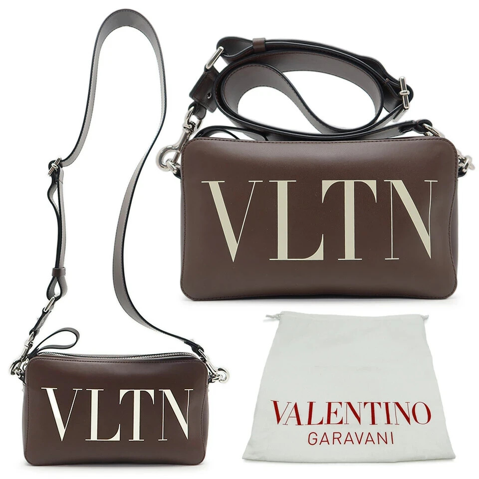 VALENTINO GARAVANI ブラウン レザー XY2B0704 Valentino Garavani 1Y2B0704WJW Leather Crossbody Bag Brown