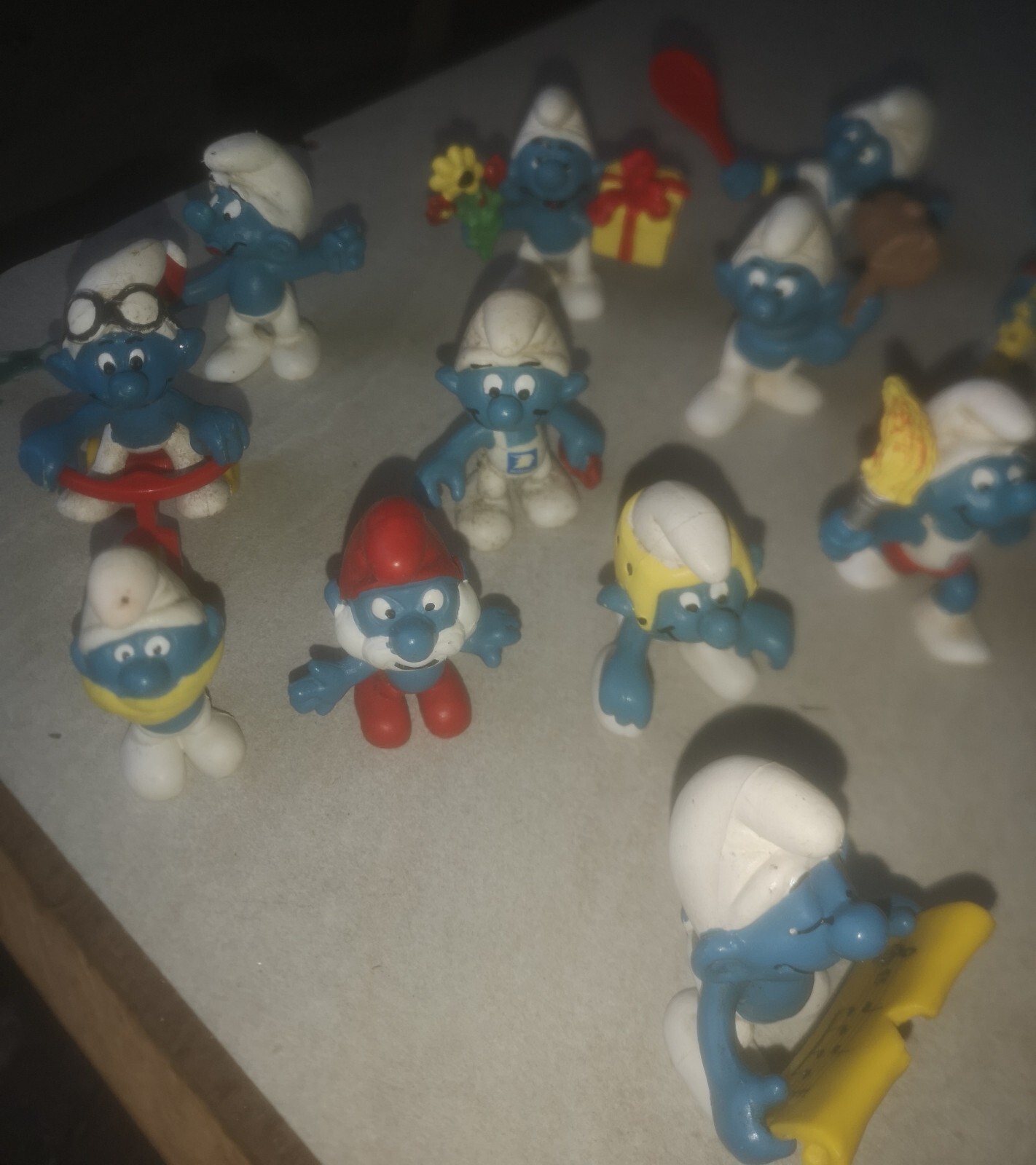 vintage smurf figures eBay