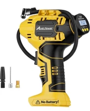 Avid Power ACAP115D-DW Yellow Black 20V Cordless Inflator Tool Only
