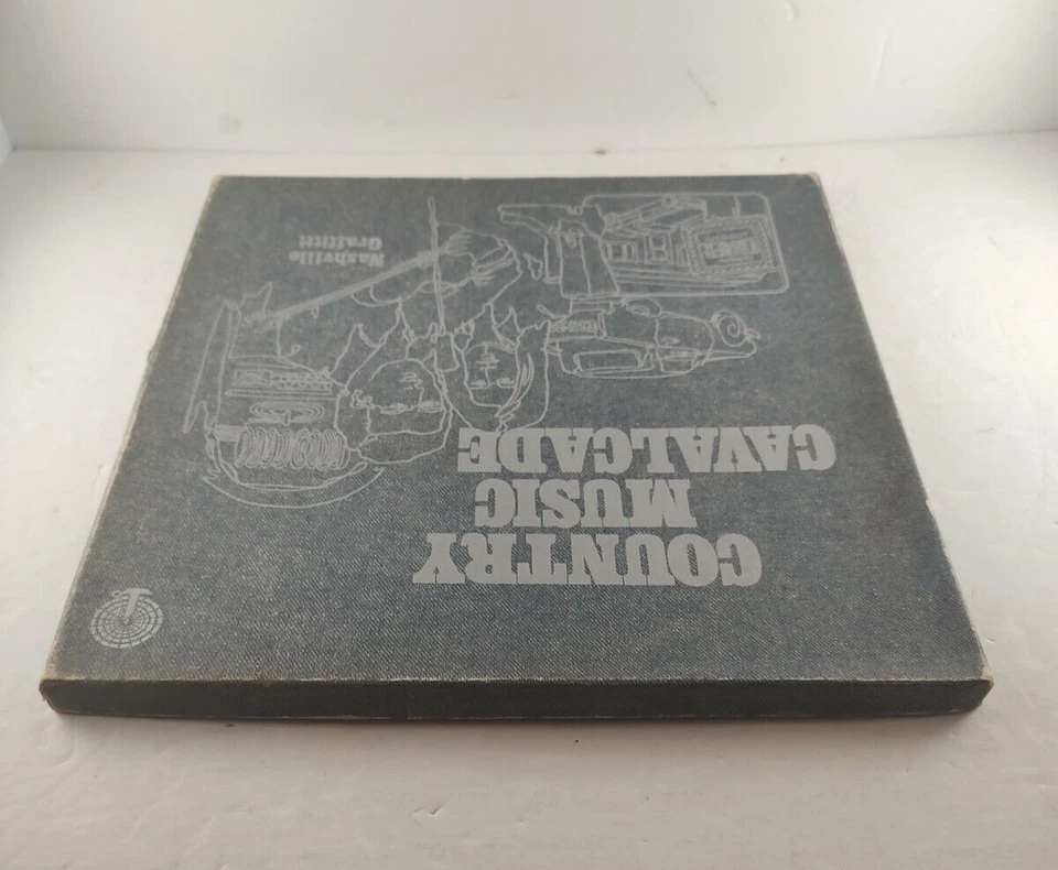 Country Music Cavalcade: Nashville Graffitti 3x LP Box Set Vinyl 1976 Cash, Dean - Image 2 of 4