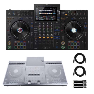 AlphaTheta XDJ-AZ Professional All-in-One DJ Controller System w Cover Package