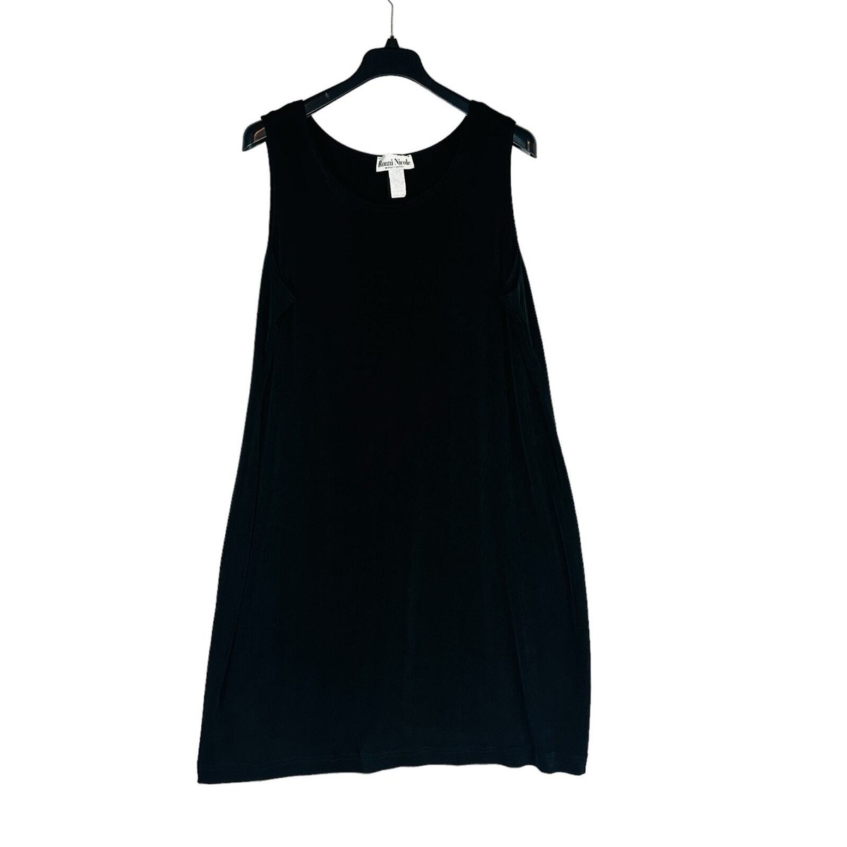 Ronnie Nicole Womans Sz 26WP Petite Dress Black Stretch Slinky Stretch  Travel