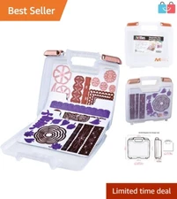 133% Space Solution: Magnetic Die Storage Case & 3 Sheets for Crafters On-The-Go