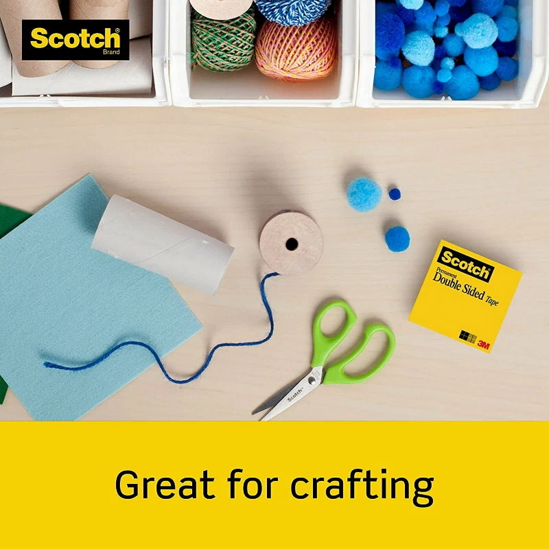 Scotch Double Sided Tape Gift Wrap Quality Value Pack 12.7mm x 11.4m - image 4 of 4