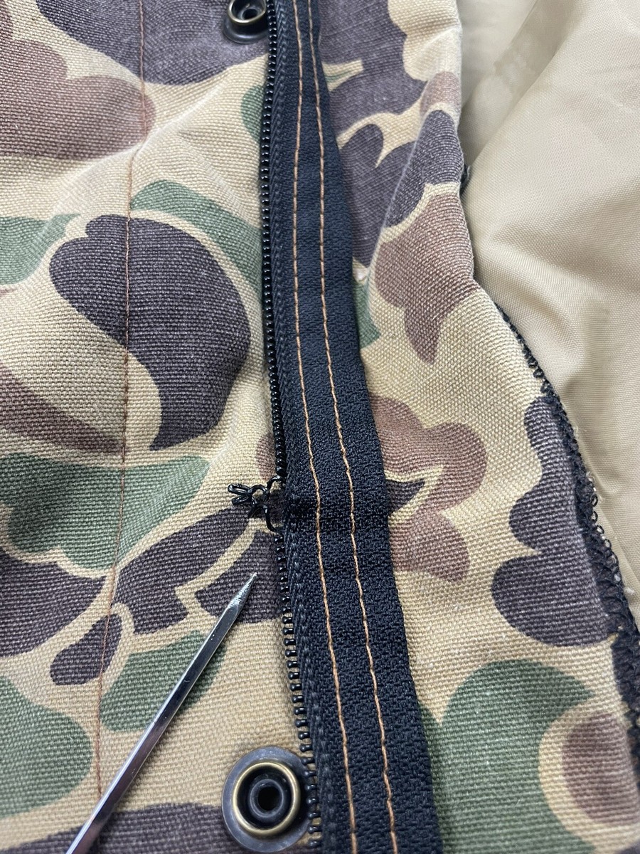 Vintage Jim Catfish Hunter Hunting Camouflage Lined Coverall Vintage Jim Catfish Hunter Hunting Camouflage Lined Coverall