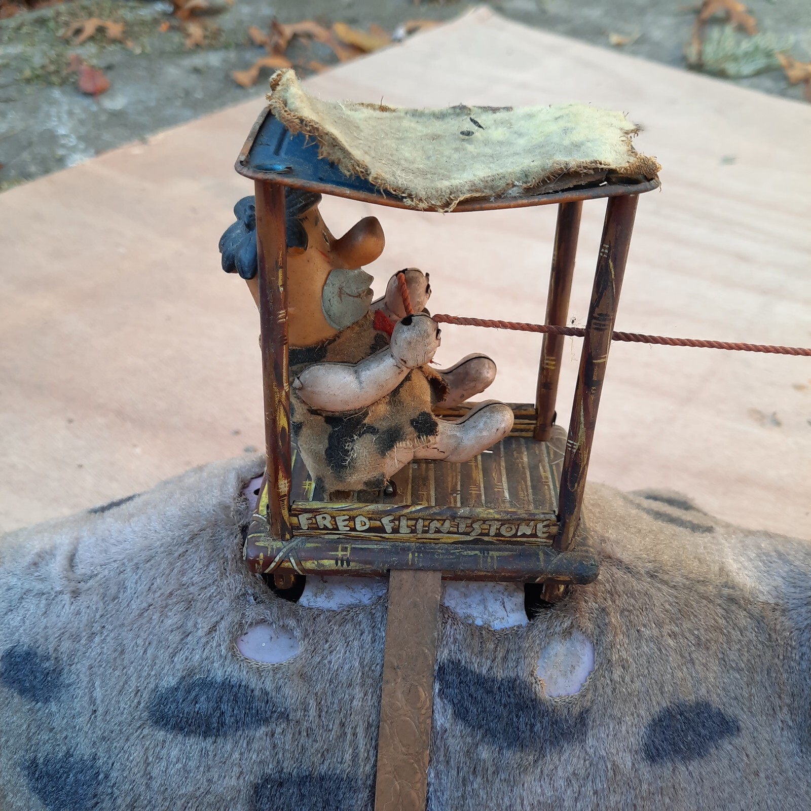 Vintage 1960s Flinstones Dino The Dinosaur By Marx Toys Untested