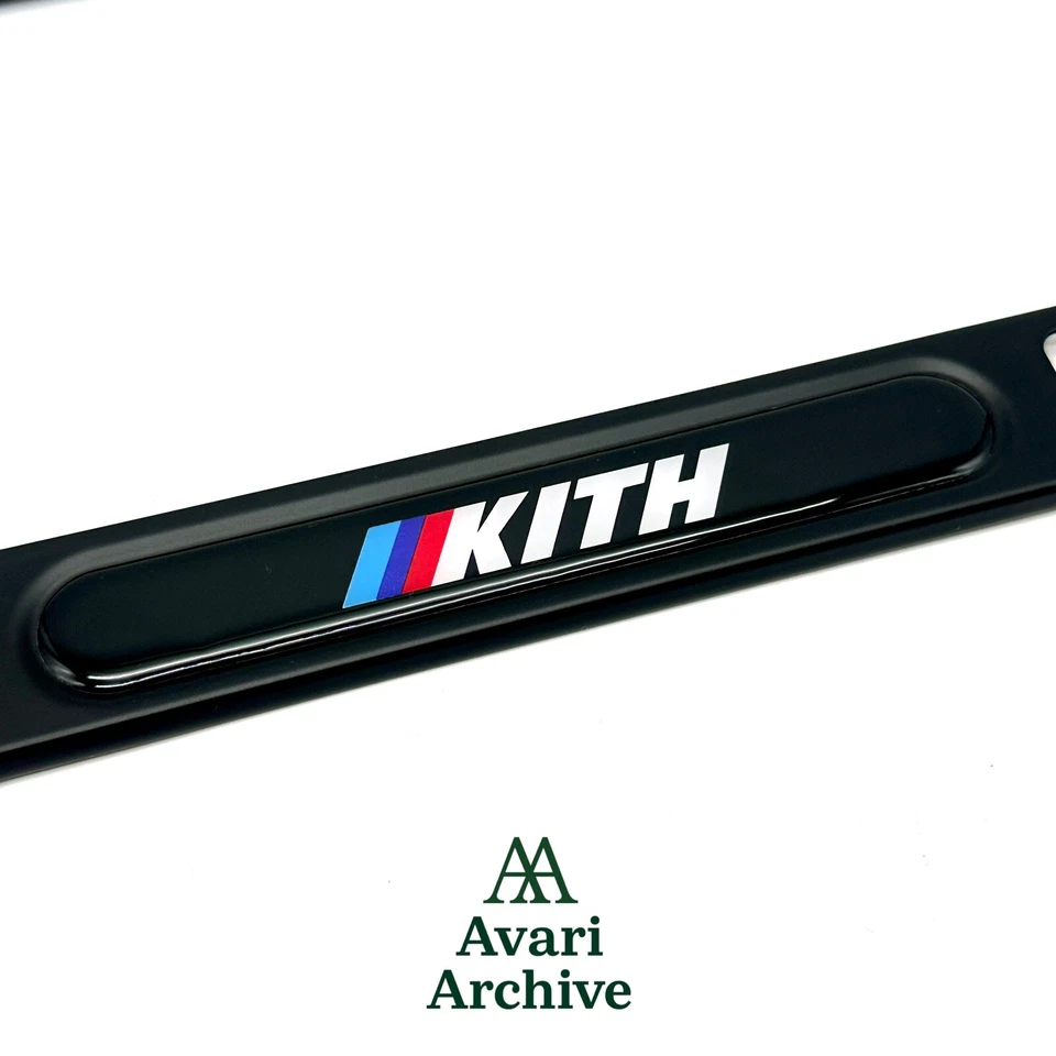 BMW x KITH Black Stainless Steel License Plate Frame 82120010404 - Image 2 of 4
